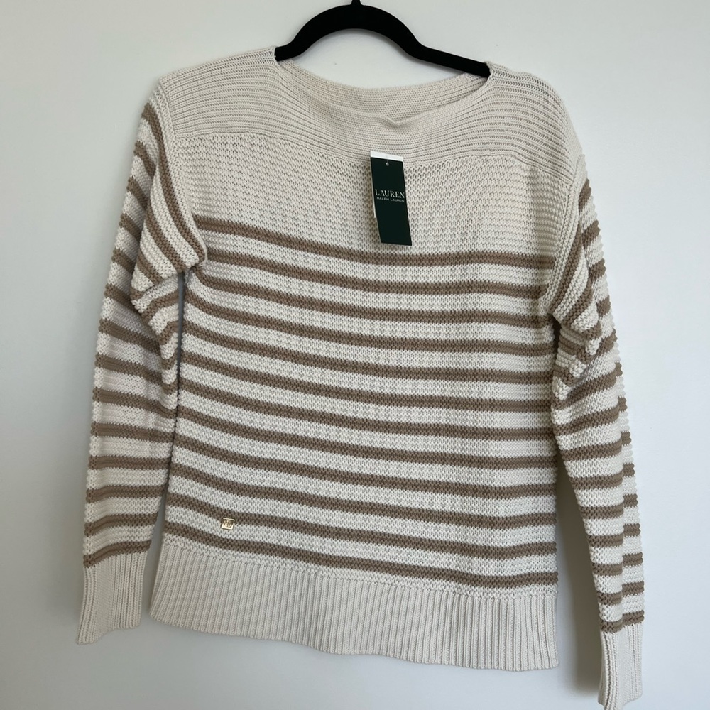 Ralph Lauren chunky knit sweater. Never worn. New with tags.